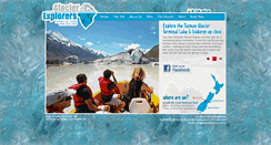 Desktop Screenshot of glacierexplorers.co.nz